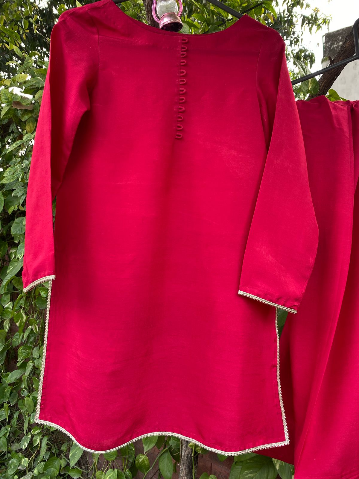 Mehrunisa - 3 PC Farshi Shalwar Set