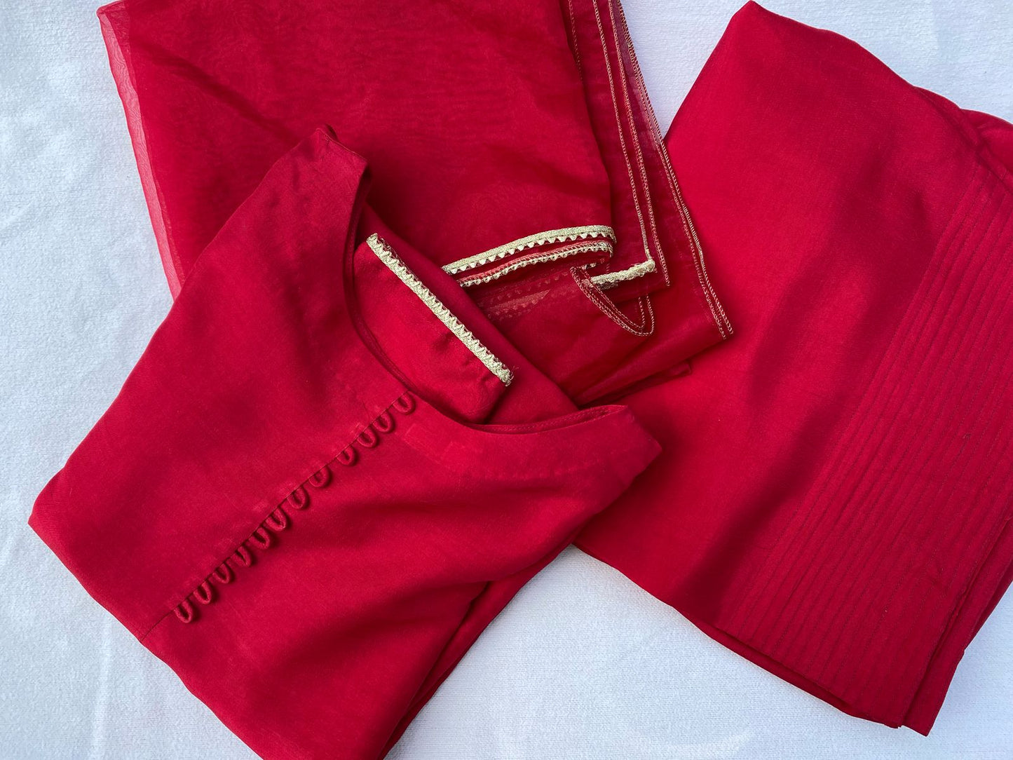 Mehrunisa - 3 PC Farshi Shalwar Set